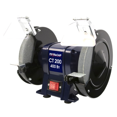 Станок точило ПУЛЬСАР СТ 200 (400Вт, диск 200x20x16мм 2950 об/мин)