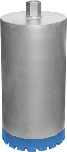 Коронка алмазная ПРАКТИКА "Профи" D=200 х 450мм (14), посадка 1 1/4" Бетон , Кирпич (1шт.)