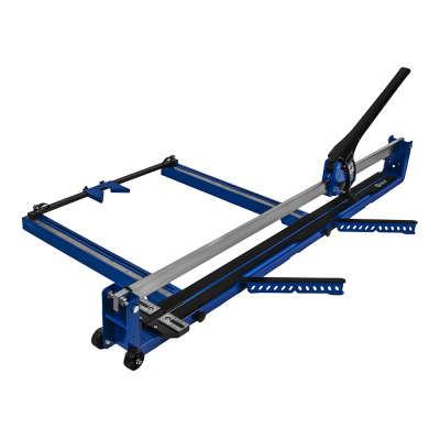 Плиткорез ручной КОБАЛЬТ 1200 х 16 мм, монорельс, ц/м рама, 2 выносные ноги, лаз.ук-ль,трансп.колесо