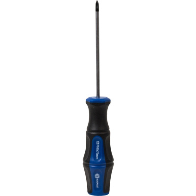 Отвёртка КОБАЛЬТ Ultra Grip PH-0 х 75 мм CR-V, двухкомпонентная рукоятка (1 шт.) подвес