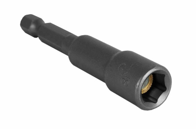 Головка гайковерта ПРАКТИКА  "Профи" магнитная 8 х 65 мм с хвостовиком HEX 1/4" (1шт), блистер****