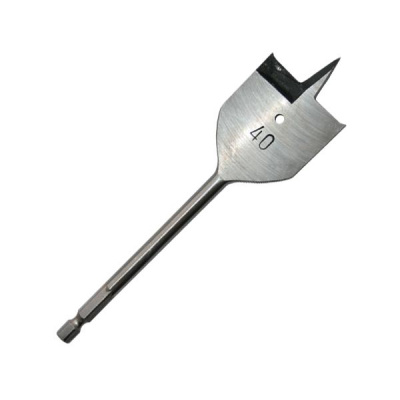 Сверло по дереву перовое ПРАКТИКА  40 х 152 мм (1шт.) блистер* Сверло по дереву перовое ПРАКТИКА  40 х 152 мм (1шт.) блистер*