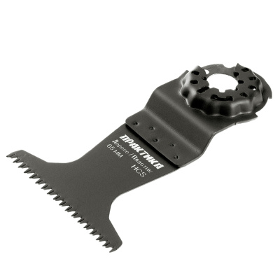 Насадка для МФИ ПРАКТИКА режущая прямая, HCS, по дереву, 65 мм, крупный зуб  Насадка для МФИ ПРАКТИКА режущая прямая, HCS, по дереву, 65 мм, крупный зуб