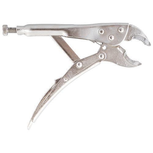 Клещи зажимные КОБАЛЬТ полукруглые губки, 180 мм, (1 шт.) подвес 1/6