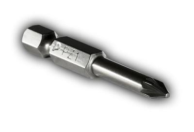 Бита отверточная ПРАКТИКА "Профи" PZ-1 х 50мм (2шт), блистер