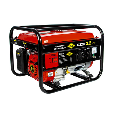 Генератор бензиновый DDE G220 (1ф 2,0/2,2 кВт бак 15 л 42 кг дв-ль 5,5 л.с.) 919-945