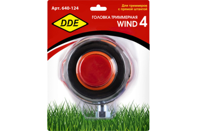Головка триммерная полуавтоматическая DDE Wind 4 аналог HUS T25 NEW (левая ,10 мм, шаг 1,25мм + пер.