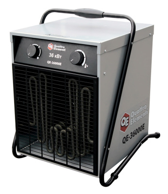 Нагреватель воздуха электрический QUATTRO ELEMENTI QE-36000 E (18 / 36кВт, 380В-3ф, 2400 м3/час)