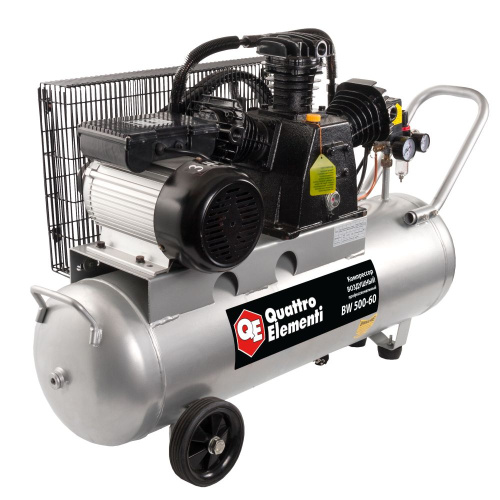 Компрессор поршневой масляный QUATTRO ELEMENTI BW 470-60 ( 470 л/мин, 60 литров, 3,0 л.с, 8 бар, 77 
