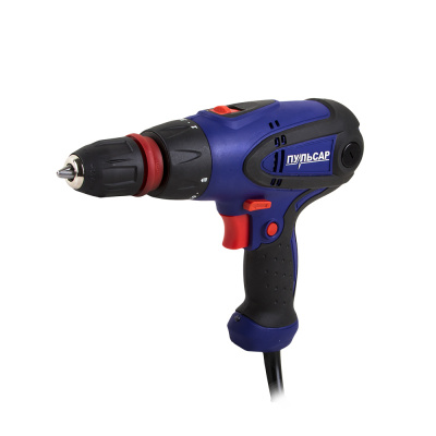 Шуруповёрт сетевой ПУЛЬСАР ДШ 400-2П (400Вт, 40Hm, 10 мм, 2ск, съёмный патрон, 1,5кг)
