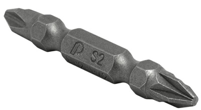 Бита отверточная ПРАКТИКА "Мастер" двусторонняя PH-2 / PZ-2 х 50мм (3шт), блистер