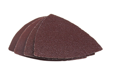 Насадка для МФИ ПРАКТИКА шлиф.листы, дельта, VELCRO БЕЗ отверстий 80 мм, P40, 80, 120, 240, набор 12