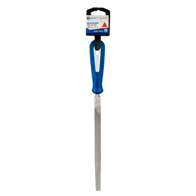 Напильник трехгранный КОБАЛЬТ двухкомпонентная рукоятка, № 3, 200мм, подвес 1/10