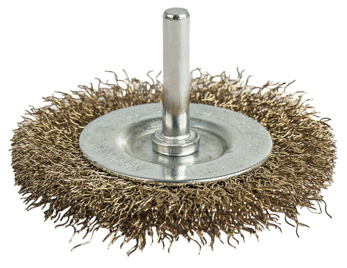 Кордщетка для дрели радиальная мягкая ПРАКТИКА  75 мм (1шт.) блистер 1/20