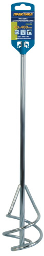 Насадка для перемешивания ПРАКТИКА хвостовик SDS-plus,  80 х 400, гипсовые и цементно-песчаные 1/40 Насадка для перемешивания ПРАКТИКА хвостовик SDS-plus,  80 х 400, гипсовые и цементно-песчаные 1/40