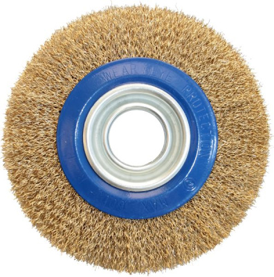 Кордщетка для точил ПРАКТИКА 150 мм мягкая, переходники 1/2", 5/8", 3/4", 7/8", 1"