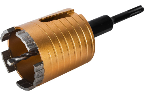 Коронка алмазная ПРАКТИКА "Эксперт" по бетону 68мм SDS-plus безударная, 5 турбосегментов 10мм, шт