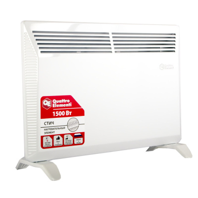 Нагреватель воздуха конвекторный QUATTRO ELEMENTI QE-1500KS (0.75/1,5кВт) 