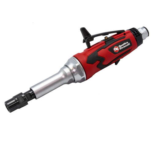 Шлифмашина пневматическая QUATTRO ELEMENTI прямая, цанга 6 мм, 20000 об/мин., разъем EURO