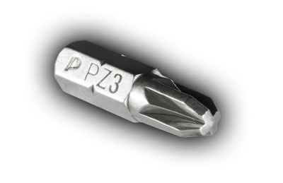 Бита отверточная ПРАКТИКА  "Профи"   PZ-3 х 25мм  (2шт), блистер