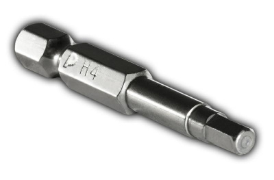 Бита отверточная ПРАКТИКА "Профи" HEX 4 х 50мм (2шт), блистер