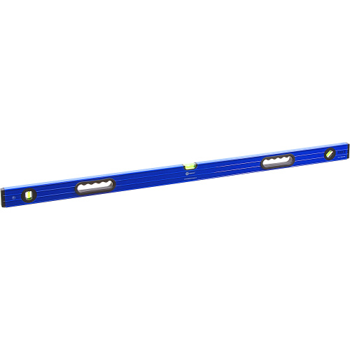 Уровень строительный КОБАЛЬТ Комфорт, 1200 мм, профиль 23 x 59 мм, 3 глазка, точность 1,0 мм/м