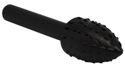 Шарошка по дереву ПРАКТИКА стальная, параболическая 13 х 23 мм, хвост 6 мм, блистер Шарошка по дереву ПРАКТИКА стальная, параболическая 13 х 23 мм, хвост 6 мм, блистер