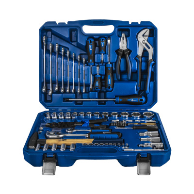 Набор инструмента универсальный КОБАЛЬТ 1/4" и 1/2", 99 ПРЕДМЕТОВ, кейс (919-654)