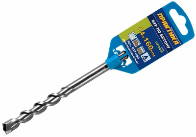 Бур SDS-plus ПРАКТИКА 14 х 100/160 мм серия "Профи" по бетону Бур SDS-plus ПРАКТИКА 14 х 100/160 мм серия "Профи" по бетону