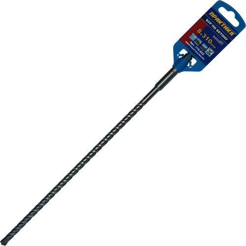 Бур SDS-plus ПРАКТИКА    8 х 310 мм, Х-тип серия "Эксперт" по бетону