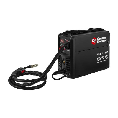 Аппарат полуавтомат,инвертор QE Multi Pro 170 (170A, 3 вида сварки MIG/TIG/MMA, кат. 1кг, дисплей)