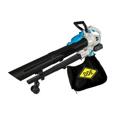 Воздуходув аккумуляторный DDE BlueTech VBB 6040 S (600м³/ч, 52 м/с, измельчитель,сборник,без ЗУиАКБ)