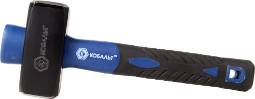 Кувалда КОБАЛЬТ 1500 г, фибергласовая рукоятка обратного типа