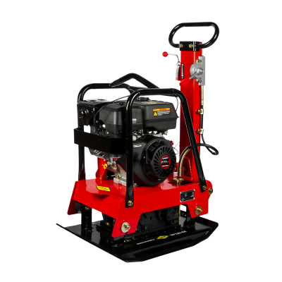 Виброплита DDE VP165-СK (дв.Loncin,9,0л.с,плита710×450мм,до400кв.м/час,170 кг,гл.упл.60см,колеса,рев