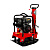 Виброплита DDE VP165-СK (дв.Loncin,9,0л.с,плита710×450мм,до400кв.м/час,170 кг,гл.упл.60см,колеса,рев
