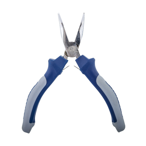 Длинногубцы КОБАЛЬТ изогнутые мини 115 мм, CR-V (1 шт.) подвес 1/10***