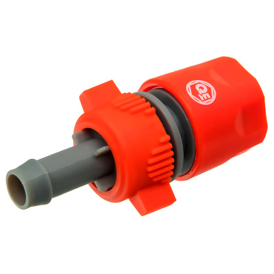 Соединитель быстроразъемный QUATTRO ELEMENTI для шланга 1/2", вращающийся, пластик