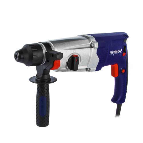 Перфоратор SDS-plus ПУЛЬСАР ПЭ 30-1000 (1000Вт, 3,4Дж, 3 режима, мет. корпус редуктора, 3кг)