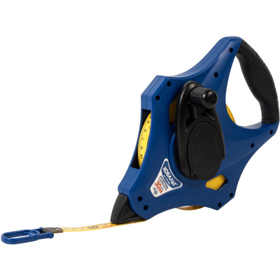 Рулетка геодезическая КОБАЛЬТ 30м x 15мм закрытый двухкомпонентный корпус