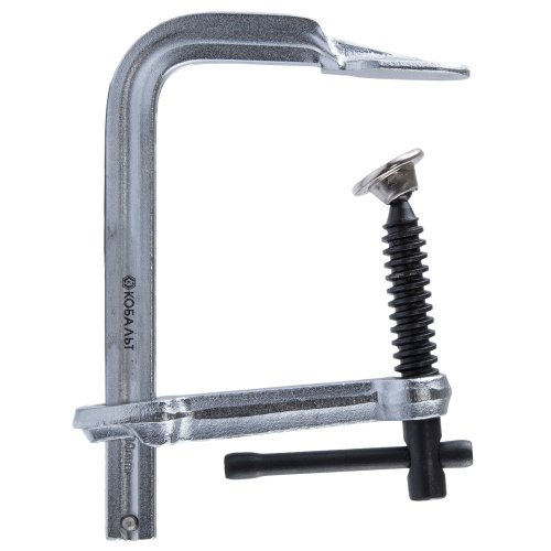 Струбцина F-образная КОБАЛЬТ 80 х 100 мм, кованая Струбцина F-образная КОБАЛЬТ 80 х 100 мм, кованая