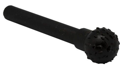 Шарошка по дереву ПРАКТИКА стальная, шарообразная 13 мм, хвост 6 мм, блистер Шарошка по дереву ПРАКТИКА стальная, шарообразная 13 мм, хвост 6 мм, блистер