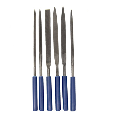 Набор надфилей КОБАЛЬТ № 1, 160х 70х4 мм, обрезиненные рукоятки (6 шт.) чехол 1/9