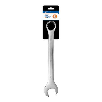 Ключ комбинированный КОБАЛЬТ 41 мм Cr-V (1 шт.) подвес 1/5