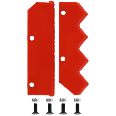 Нож сменный двухзаходного шнека для грунта DDE (250 мм) (пара) Нож сменный двухзаходного шнека для грунта DDE (250 мм) (пара)