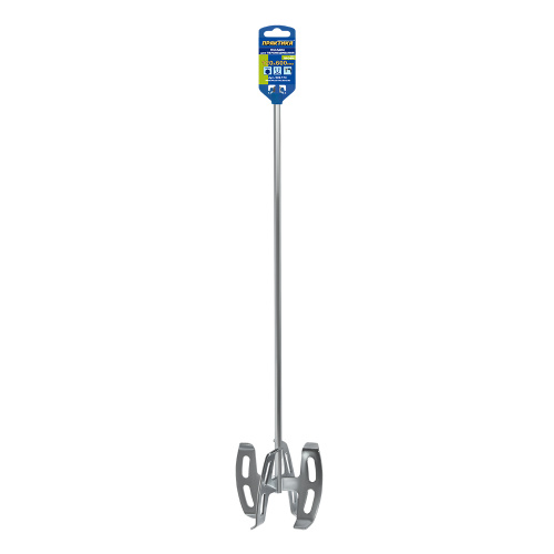 Насадка для перемешивания ПРАКТИКА хвостовик НЕХ 10, 120 х 600, шпаклевка (922-173)