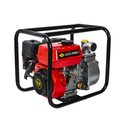 Мотопомпа бензиновая DDE PN51 (вых 50мм 5 лc,,25 м куб/час, т. бак3,6л,24кг)