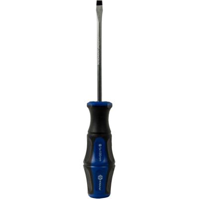 Отвёртка КОБАЛЬТ Ultra Grip SL 5,0 х 100 мм CR-V, двухкомпонентная рукоятка (1 шт.) подвес