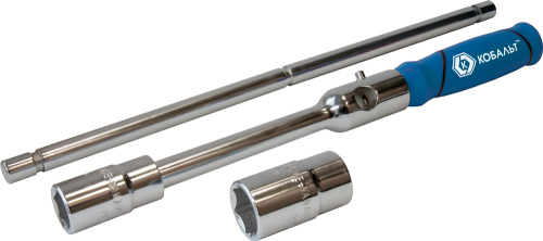 Ключ баллонный КОБАЛЬТ складной 17,19,21, 23мм, 1/2", CR-V, чехол