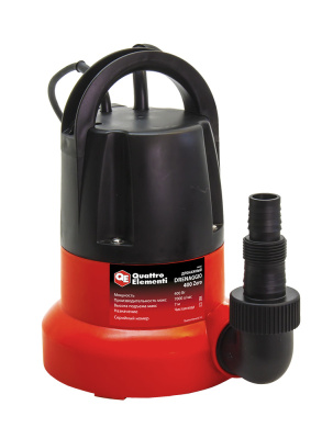 Дренажный насос QUATTRO ELEMENTI Drenaggio  400 Zero (400 Вт, 7000 л/час, 7 м, )