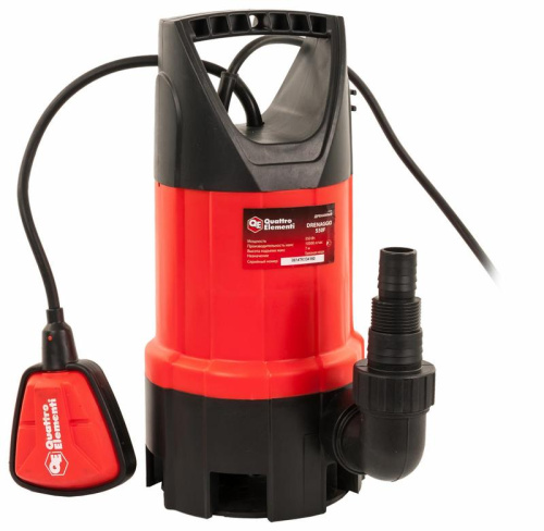 Дренажный насос QUATTRO ELEMENTI Drenaggio 550 F (550 Вт, 10500 л/ч, для грязной, 7 м, 4,75кг) 
